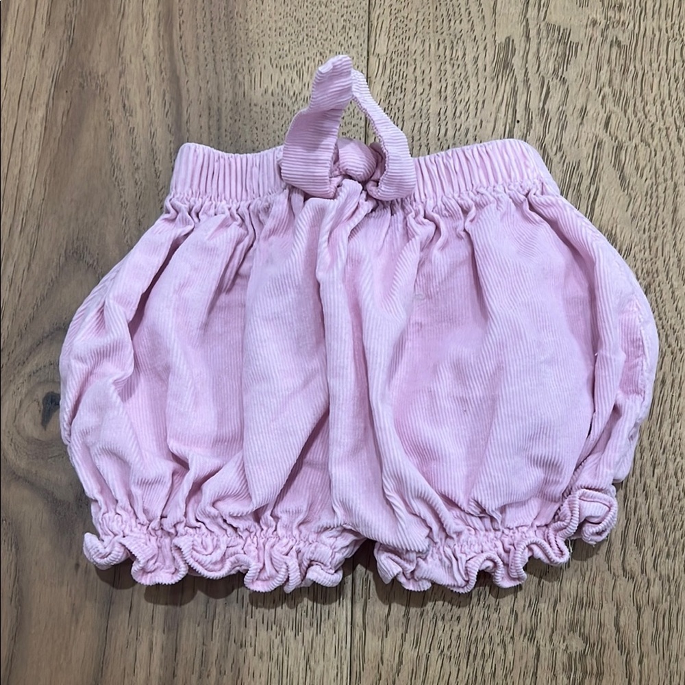 Little English Pink Diaper Covers with Ruffled Design